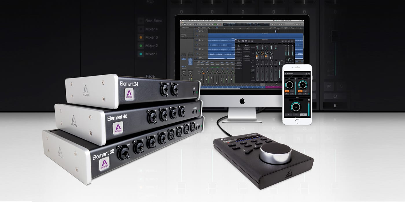 Apogee Ensemble Element Interfaces Now Integrate Apple Logic Pro X
