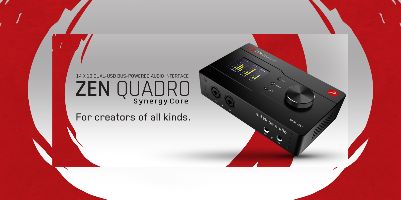 Antelope Audio Unveils New Zen Quadro Synergy Core Audio Interface