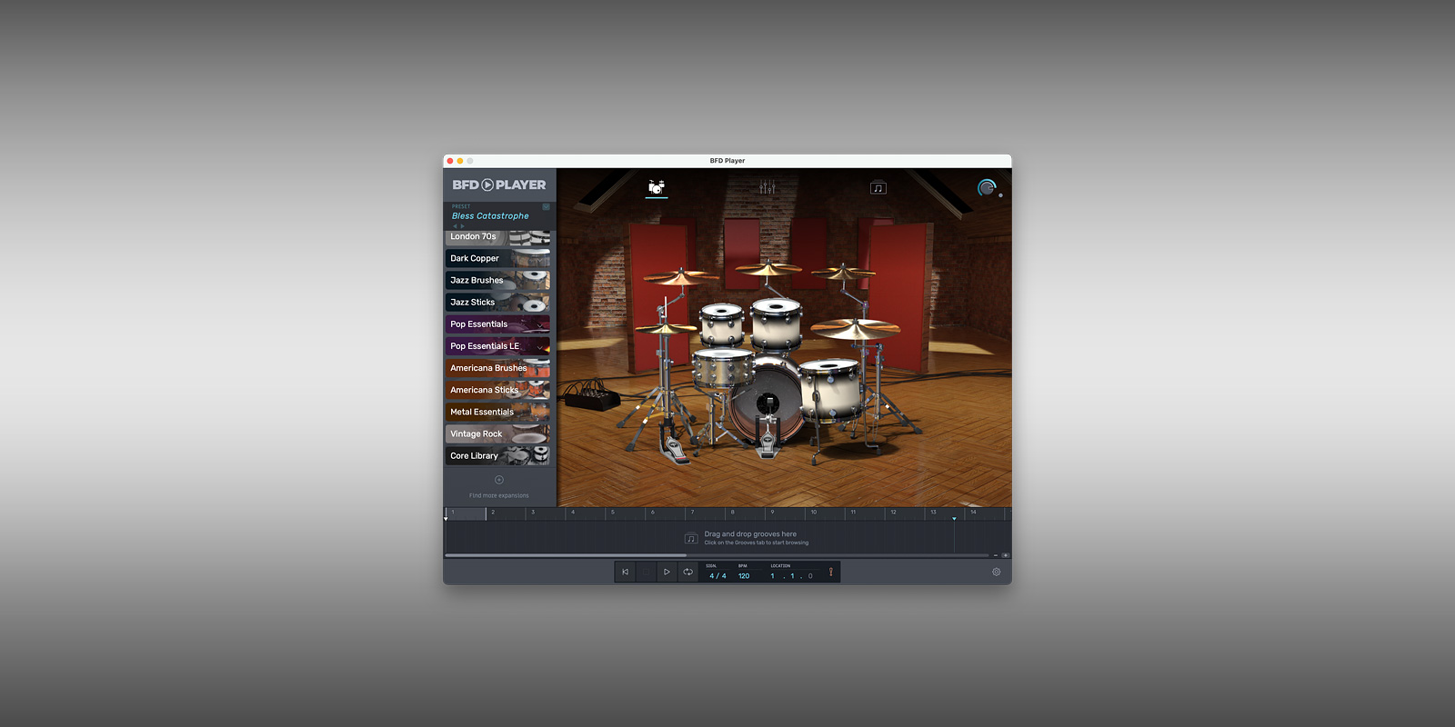 BFD Player 1.2 Software Update Offers More Drum Kits, Mix Presets and Grooves