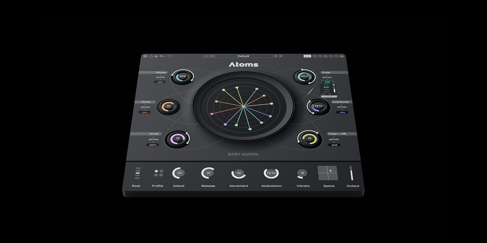 Baby Audio releases Atoms, a next-gen physical modeling synth
