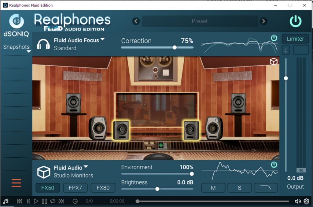 Fluid Audio Realphones Screenshot