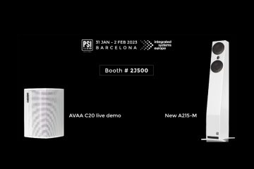 PSI Audio at ISE 2023 with updated A215-M and AVAA C20 demonstration