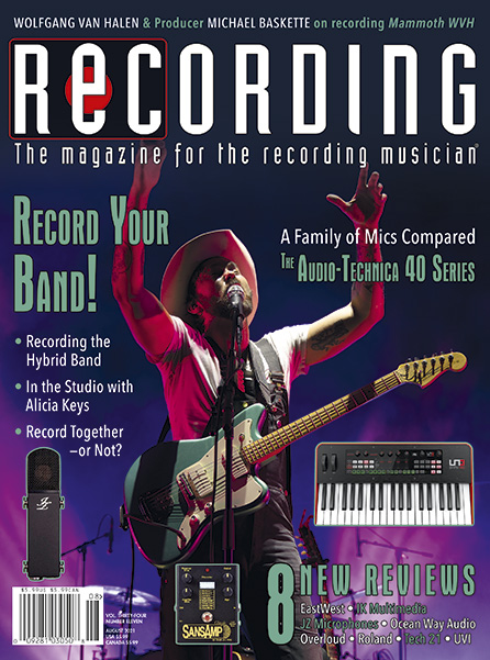 RECORDING Magazine Cover August 2021