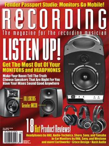 RECORDING Magazine Cover March 2014
