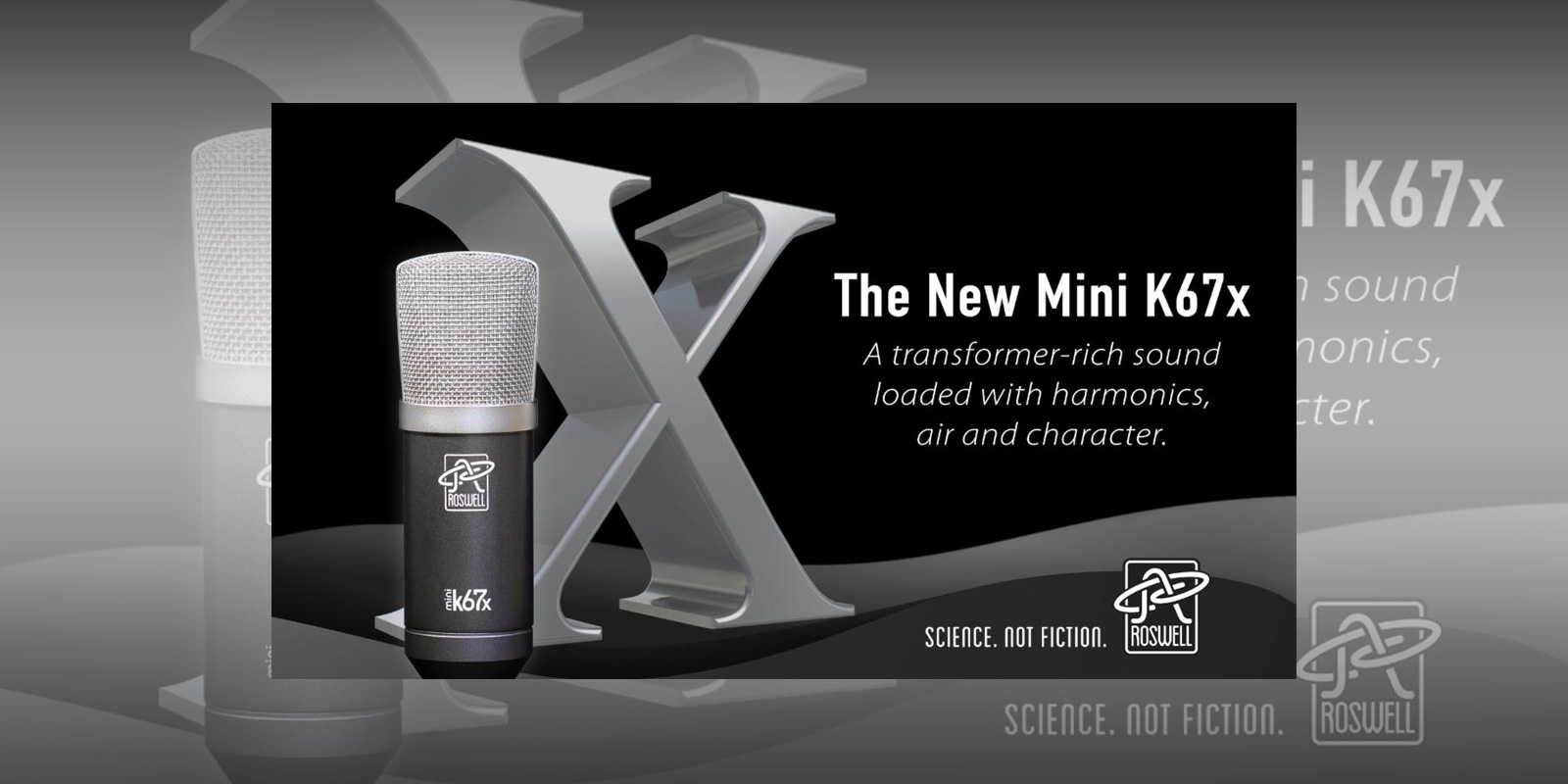 Roswell Mini K67x Condenser Microphone - Info from the Designer – Roswell  Pro Audio