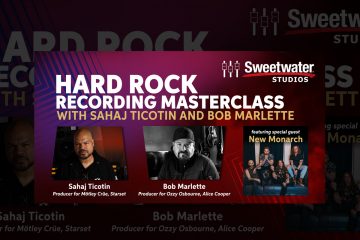 Sweetwater Studios Announces Hard Rock Recording Masterclass with Sahaj Ticotin, Bob Marlette, and New Monarch