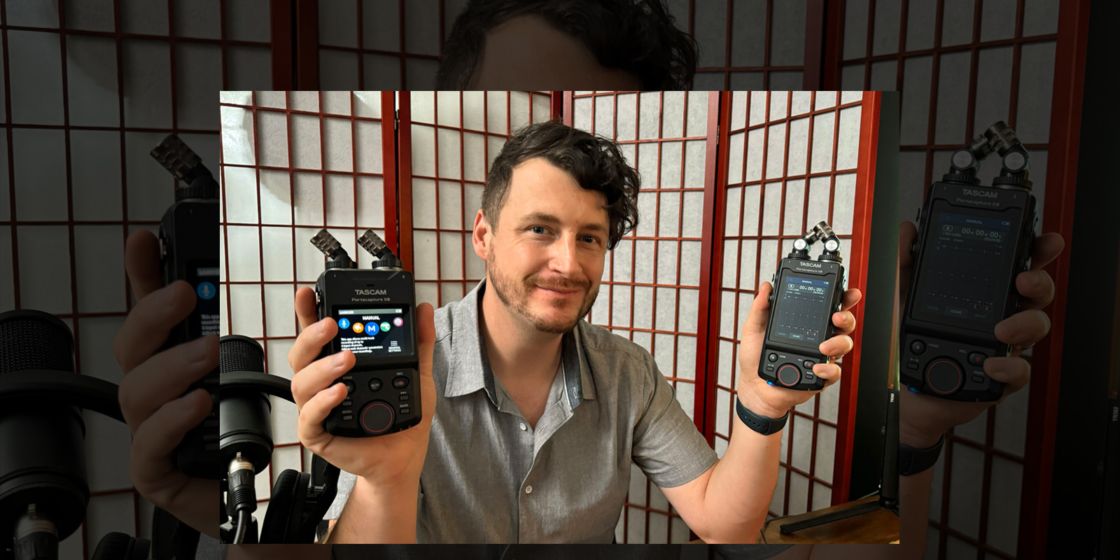TASCAM Portacapture X8 and X6 Portable Audio Field Recorders Help Michael Fitzgerald Capture Sound Effortlessly