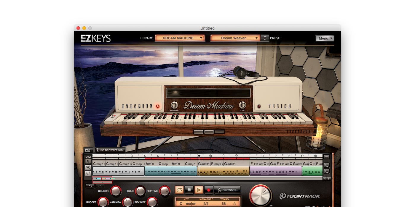 Toontrack EZKeys Dream Machine Melancholic Pop