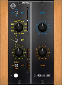 Fuse Audio Labs RS-W2395c GUI