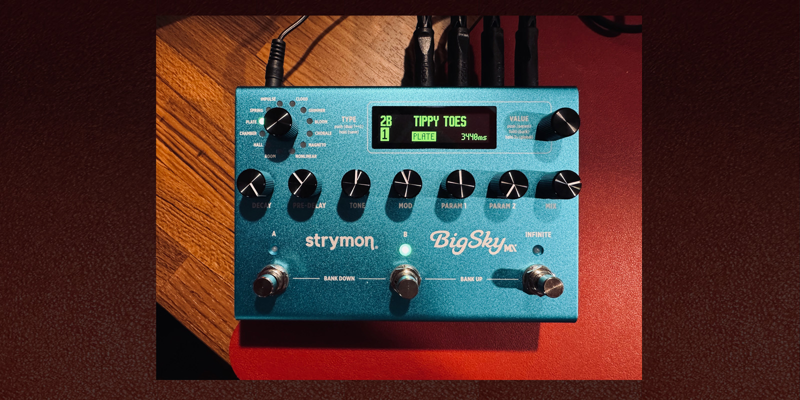 Strymon BigSky MX Reverb, delay & echo effect pedal Strymon Strymon BigSky MX Reverb, delay & echo effect pedal Strymon